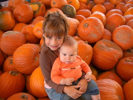 My "Little Pumpkins" Derek and Taylor