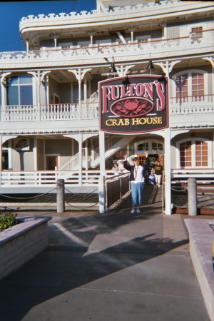 Me in front of "my"(not really) crab house