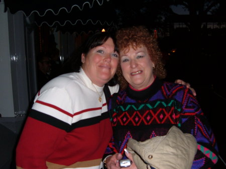 With my mom- Sharon Cross