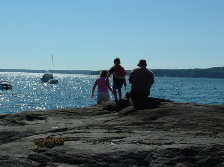 The coast of Maine