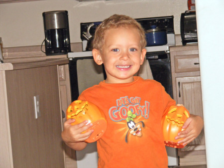 My little pumpkin--Oct 2007