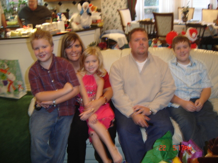 me and my awesome family at Christmas