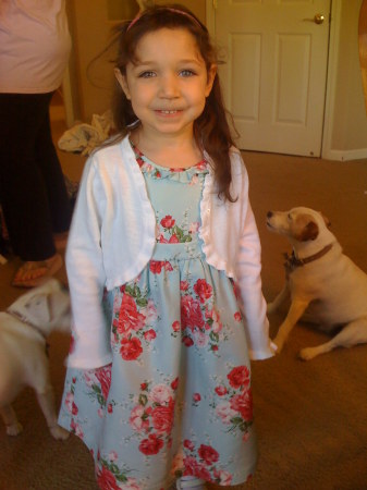 Little Jenna's Easter Dress