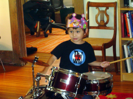 Nick on Drums