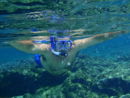 Snorkeling off Kapoho, HI