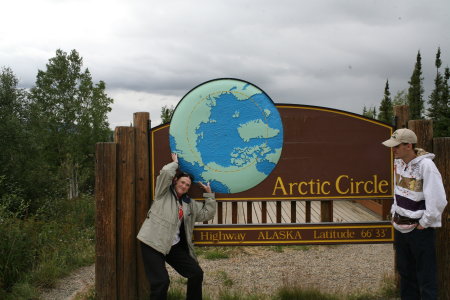 Janet at Arctic Circle