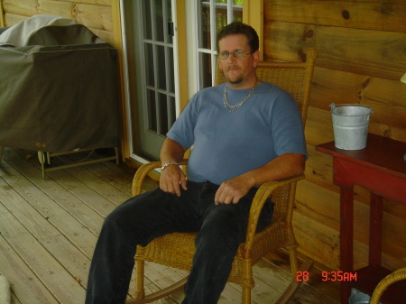 Me at the cabin in Franklin Nc.