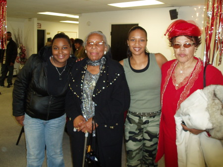 Me, Pook, Great Grandma, And Aunt