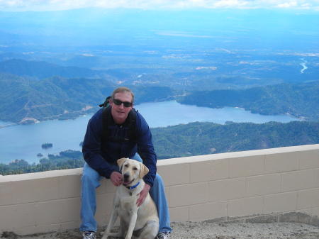 Al and Sam on top of Shasta Bally