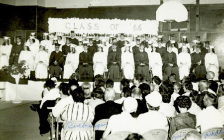 Graduating Class of 1966 at Rogue River HS