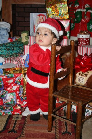 Xander at Christmas