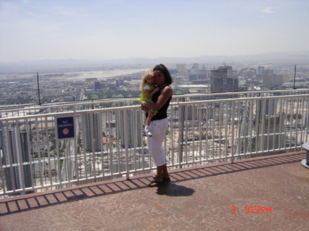 Me and my daughter in Las Vegas and yes she's a blond : )