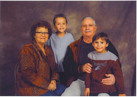 Duane, Donna, Colton & Wyatt 2009 Grandparents