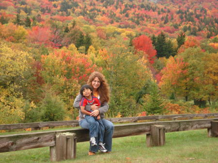 Theresa with her son Joe