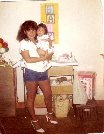 Me and my baby Kelly - Summer 82