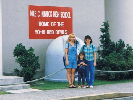 me with daughter and oldest sister, Mary