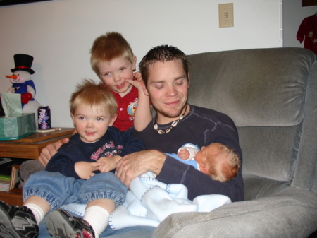 Jess and his three sons.