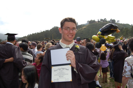 Andrew on Graduation Day