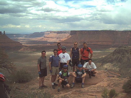 Mountain biking in Moab, Utah