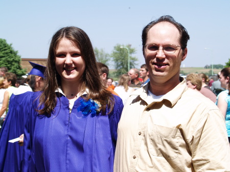 Alicia on graduation day