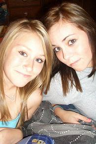 Kristi on the Left ain't she Beautiful 15 yrs old