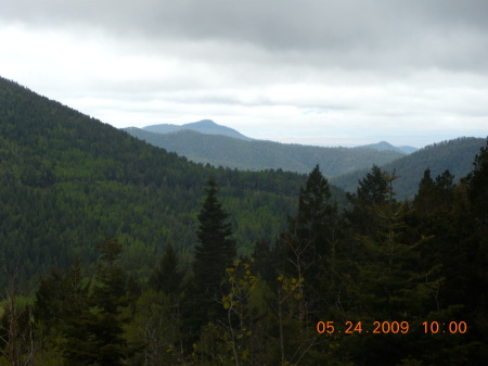 View from camp in Santa Fe NM.