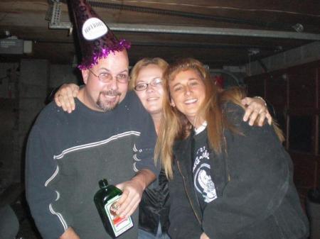 Me, Michelle, Deanne and a bottle of Jager!