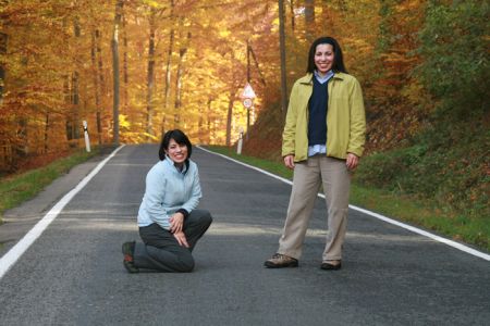 My sister and I on our trip to Germany (2007)