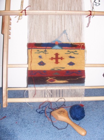 Anatolian design in small weaving