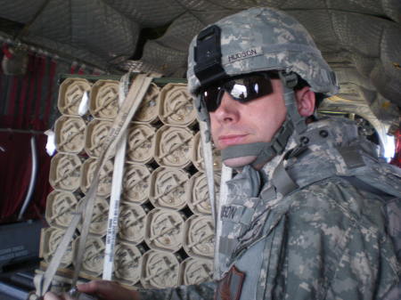 Afghanistan aboard CH-47