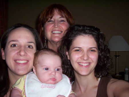 Daughter Carey, Me, Rob's daughter, Sascha and Violet