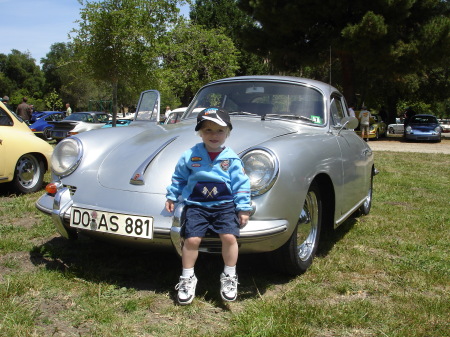 Spencer and the 1963 Porsche 356