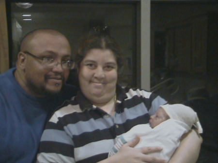 me and my husband and my grandson