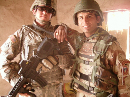 My baby in Iraq (he's on the left)