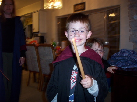 Christian as Harry Potter