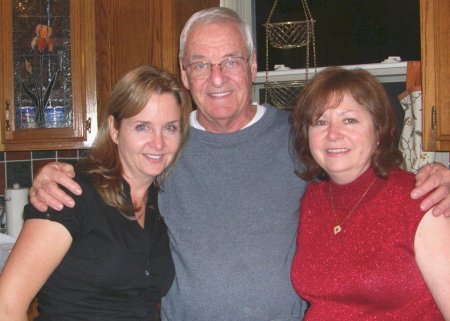 My sister, Ronda, Dad, and me