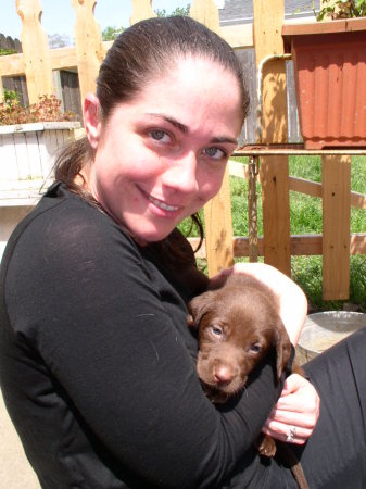 Jeannine and 5 week old LaRoux 2005