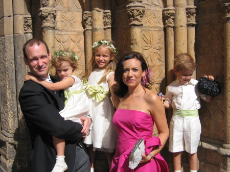 At sister-in-law's wedding, Leon Spain 2006