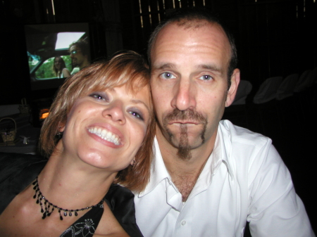 Hubby and me being goofy in September, 2007