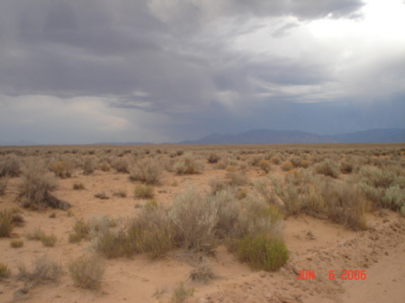 couldy summer day in the deserts of NM