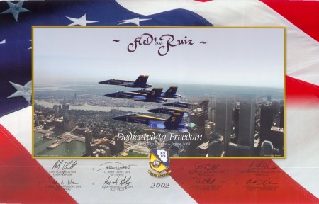 Blue Angels flyby the World Trade Center