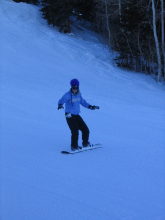 Snowboarding in Utah