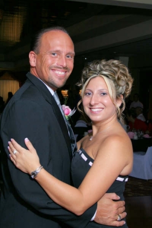 Lori and I at a wedding 2007