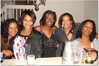 A&T Homecoming '07--Junya (2nd from left), Angel (1st on right)