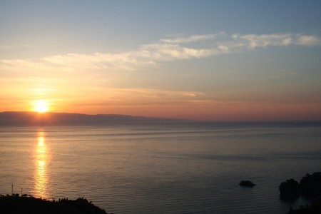 Sunrise in Taormina, Scicily
