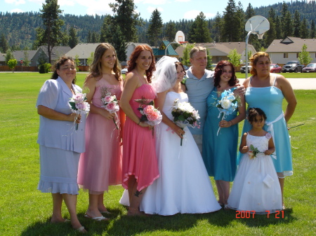 Ed and Bridesmaids