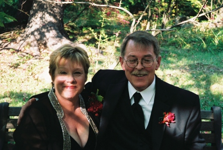 My husband Jim and I at our son, Christopher's, wedding
