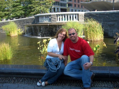 Our favorite park fountain - Battery Park NY, NY