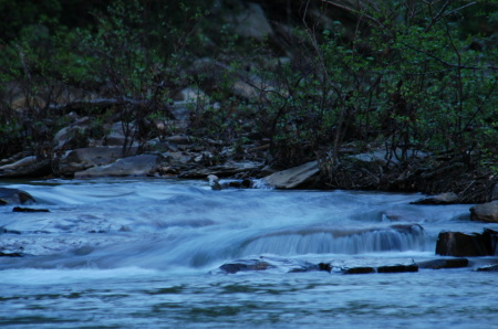 Camp house falls