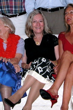 April 2007 -- at my mom's 90th birthday party in Hilton Head
